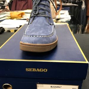New sebago leather upper in original box